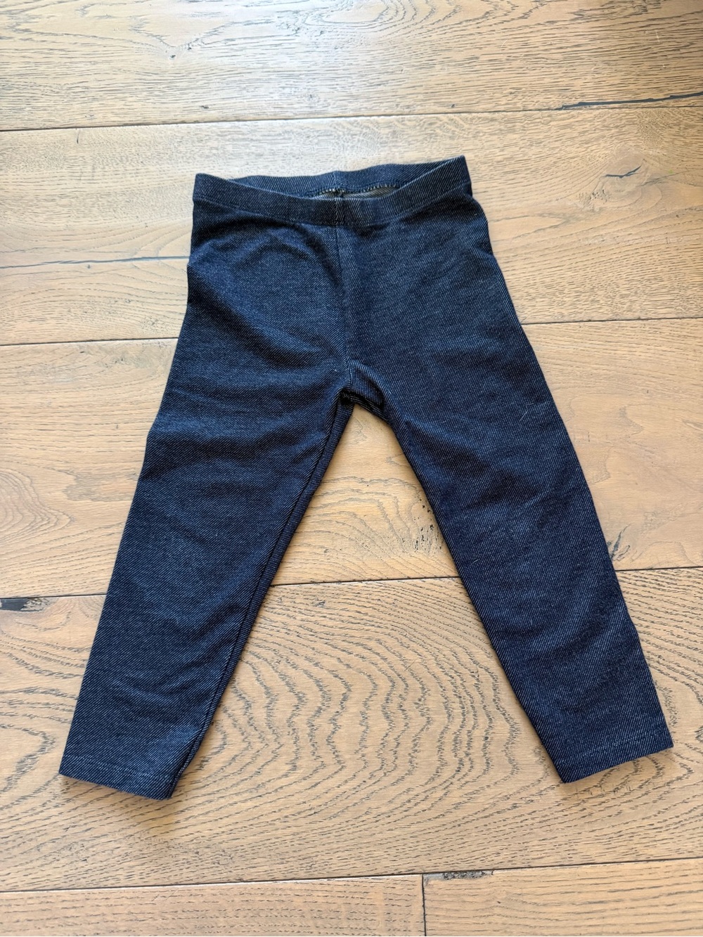 Cat & Jack 3T Denim Look Jeggings Leggings Dark Wash Pull-On